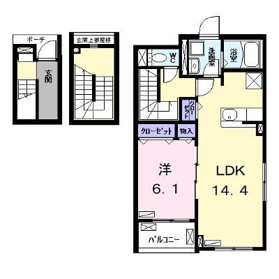 ハピネス 301【管理NO：1-027302901-03010】 ★家具家電は申し込み後に搬入します 2026年08月上旬入居可能の物件画像