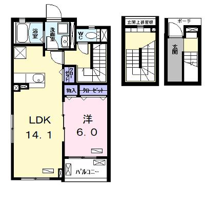 アンジュ 302【管理NO：1-026873601-03020】 ★家具家電は申し込み後に搬入します 2026年08月中旬入居可能の物件画像