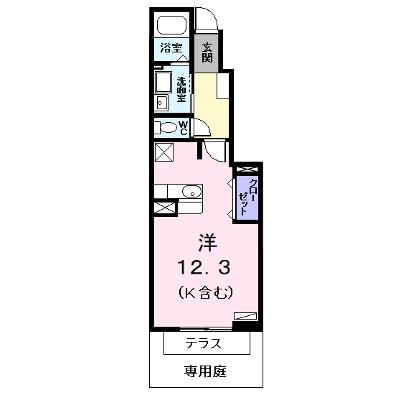 カフェオーレＢＡＮ　Ⅱ 102【管理NO：1-012846702-01020】 ★家具家電は申し込み後に搬入します★ ★2026年08月下旬入居可能★の物件画像