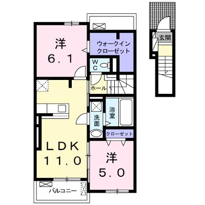 ルーチェ・サウス 202【管理NO：1-025209001-02020】 ★家具家電は申し込み後に搬入します★ ★2026年08月下旬入居可能★の物件画像
