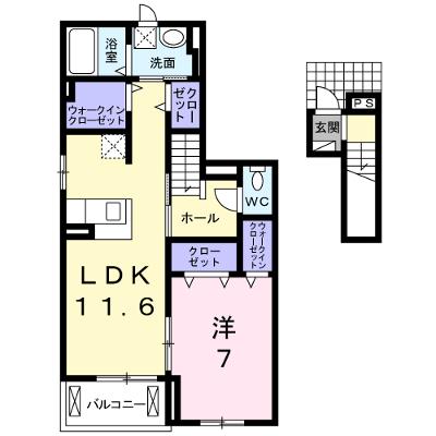 シャイニー 205【管理NO：1-021856401-02040】 ★家具家電は申し込み後に搬入します★ ★2026年08月下旬入居可能★の物件画像