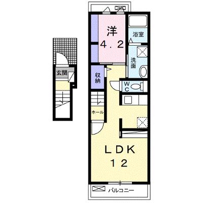 シェ・トワ 202【管理NO：1-022821701-02020】 ★家具家電は申し込み後に搬入します★ ★2026年08月下旬入居可能★の物件画像