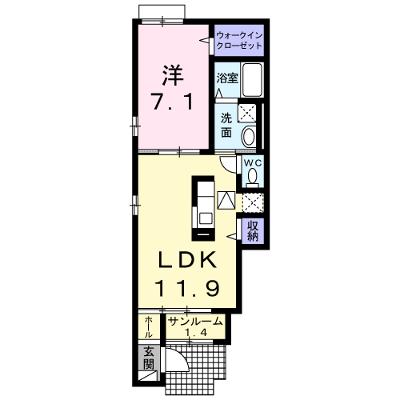 雅楽 101【管理NO：1-021596601-01010】 ★家具家電は申し込み後に搬入します★の物件画像