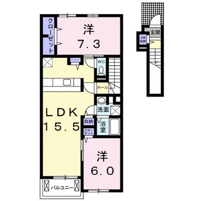 ヴィラ四ノ宮 202【管理NO：1-023458501-02020】 ★家具家電は申し込み後に搬入します★ ★2026年08月中旬入居可能★の物件画像