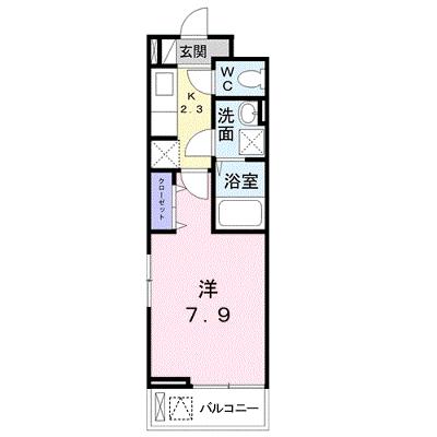 グレイスヒルズ　ウエガハラⅠ 306【管理NO：1-023499401-03060】 ★家具家電は申し込み後に搬入します 2026年09月上旬入居可能の物件画像