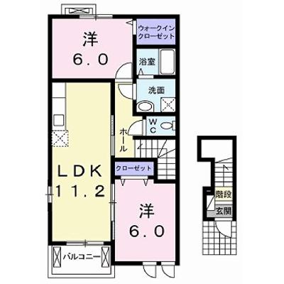 ベル　アンジュ 201【管理NO：1-017117401-02010】 ★家具家電は申し込み後に搬入します★の物件画像