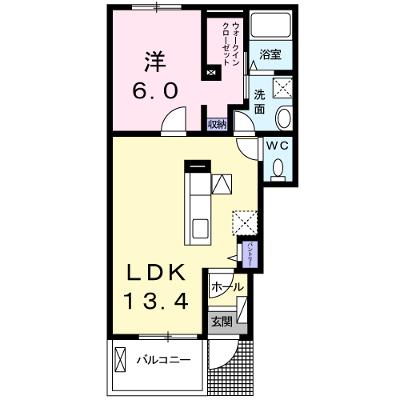 ライオンハートＢ 102【管理NO：1-019714802-01020】 ★家具家電は申し込み後に搬入します★の物件画像