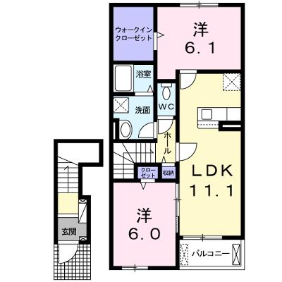 メゾンブローテ　Ｇ 203【管理NO：1-025613601-02030】 ★家具家電は申し込み後に搬入します★ ★2026年08月下旬入居可能★の物件画像