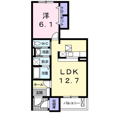 メゾン・エスポワル　Ｂ 102【管理NO：1-013009302-01020】 ★家具家電は申し込み後に搬入します★ ★2026年09月中旬入居可能★の物件画像