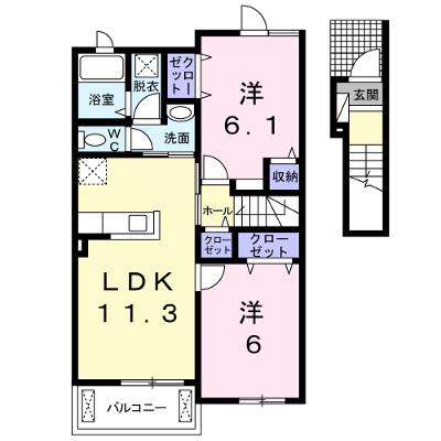ハーモニー・ガーデンⅠ 203【管理NO：1-021011801-02030】 ★家具家電は申し込み後に搬入します★の物件画像