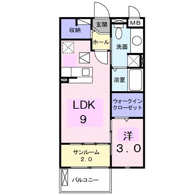 ネオメゾン 103【管理NO：1-015220601-01030】 ★家具家電は申し込み後に搬入します★の物件画像