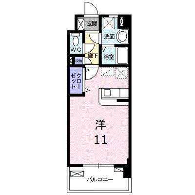 サンセール宮ノ陣 206【管理NO：1-018794701-02060】 ★家具家電は申し込み後に搬入します★ ★2026年08月上旬入居可能★の物件画像
