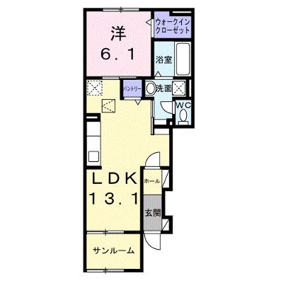 サン　ハイム 102【管理NO：1-028185401-01020】 ★家具家電は申し込み後に搬入します★の物件画像