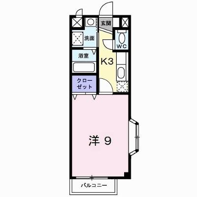 エレガンテ 201【管理NO：1-012313901-02010】 ★家具家電は申し込み後に搬入します 2026年08月下旬入居可能の物件画像
