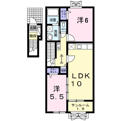 ソレイユベル 203【管理NO：1-015950601-02030】 ★家具家電は申し込み後に搬入します★ ★2026年10月中旬入居可能★の物件画像