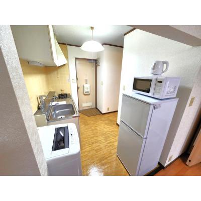 🔷🔹🔸🔶2人入居可⭐広々2Kタイプ⭐閑静な住宅街⭐軽量鉄骨造⭐【禁煙&Wi-Fi無料】⭐🔶🔸🔹🔷「K35」の物件画像