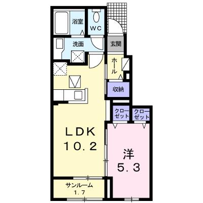 セロ　フォルトゥーナⅢ 104【管理NO：1-023748703-01040】 ★家具家電は申し込み後に搬入します 2026年08月下旬入居可能の物件画像