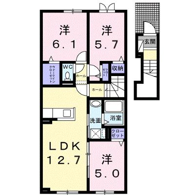ナナカマド桜木 202【管理NO：1-028666001-02020】 ★家具家電は申し込み後に搬入します★ ★2026年12月上旬入居可能★の物件画像