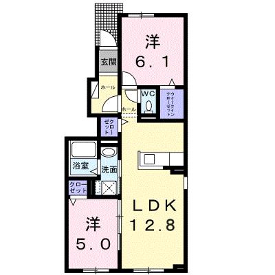 ナナカマド桜木 101【管理NO：1-028666001-01010】 ★家具家電は申し込み後に搬入します★ ★2026年12月上旬入居可能★の物件画像