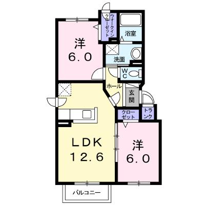 ソレイユ西町Ｂ 207【管理NO：1-019583302-02070】 ★家具家電は申し込み後に搬入します★ ★2026年10月中旬入居可能★の物件画像