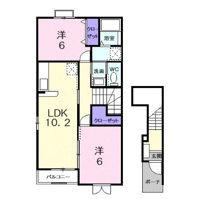 エトワール海谷 201【管理NO：1-014561901-02010】 ★家具家電は申し込み後に搬入します 2026年08月中旬入居可能の物件画像