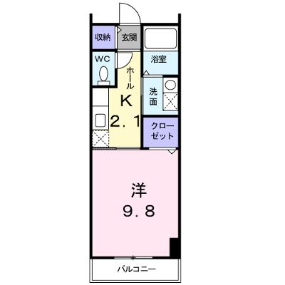 キュ－ズ・リヴィエ－ル 401【管理NO：1-014327001-04010】 ★家具家電は申し込み後に搬入します 2026年09月上旬入居可能の物件画像