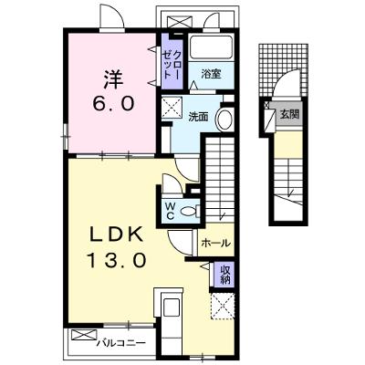 クレセントヒルズ 203【管理NO：1-022917101-02030】 ★家具家電は申し込み後に搬入します★の物件画像