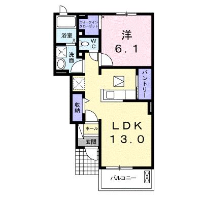 ブローテＫＳⅠ 103【管理NO：1-021850101-01030】 ★家具家電は申し込み後に搬入します★ ★2026年09月中旬入居可能★の物件画像