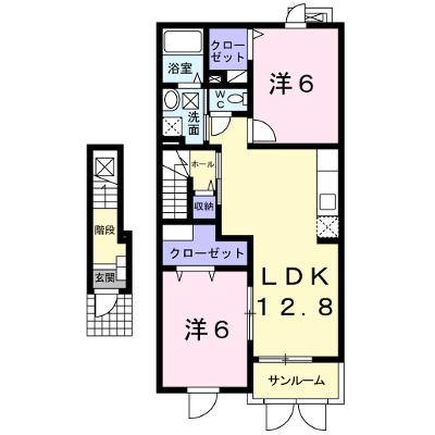 ウィスティリア　パディ弐番館 222【管理NO：1-015343502-02020】 ★家具家電は申し込み後に搬入します★ ★2026年09月上旬入居可能★の物件画像
