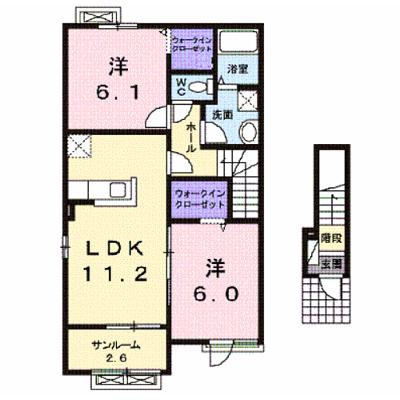 ホワイトリリーⅠ 201【管理NO：1-022866301-02010】 ★家具家電は申し込み後に搬入します 2026年09月上旬入居可能の物件画像