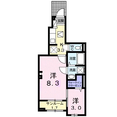 グレイスフル 103【管理NO：1-027740201-01030】 ★家具家電は申し込み後に搬入します 2026年09月上旬入居可能の物件画像