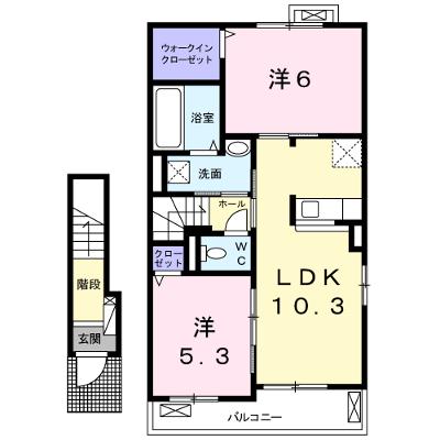 カーム・ディクレット 203【管理NO：1-024543301-02030】 ★家具家電は申し込み後に搬入します 2026年09月上旬入居可能の物件画像