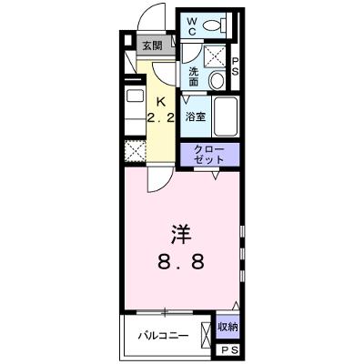 クレセントⅡ 101【管理NO：1-025109201-01010】 ★家具家電は申し込み後に搬入します★の物件画像