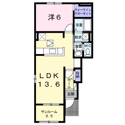 アプリコット　Ａ 101【管理NO：1-019029901-01010】 ★家具家電は申し込み後に搬入します 2026年09月上旬入居可能の物件画像