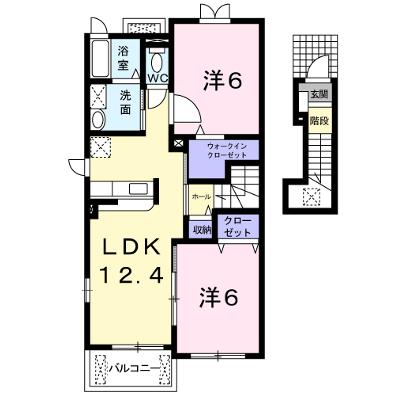 セブン・グロリアスⅡ 204【管理NO：1-015812402-02040】 ★家具家電は申し込み後に搬入します★ ★2026年09月中旬入居可能★の物件画像