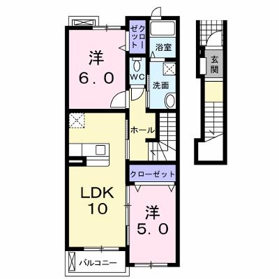 フランメゾン 202【管理NO：1-014889001-02020】 ★家具家電は申し込み後に搬入します★ ★2026年10月中旬入居可能★の物件画像