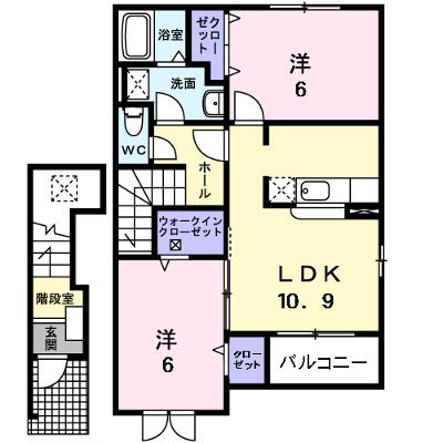 アクティブＹ２１　Ｂ 203【管理NO：1-014265202-02030】 ★家具家電は申し込み後に搬入します 2026年09月中旬入居可能の物件画像