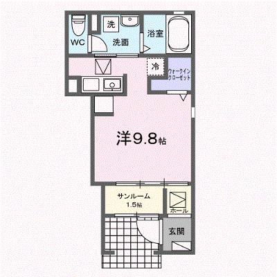 ラナキラ 101【管理NO：1-026804901-01010】 ★家具家電は申し込み後に搬入します★ ★2026年09月上旬入居可能★の物件画像