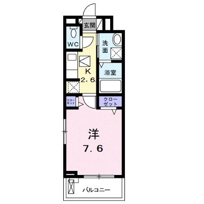 メゾン　セレーナ 107【管理NO：1-027079801-01070】 ★家具家電は申し込み後に搬入します★ ★2026年09月中旬入居可能★の物件画像