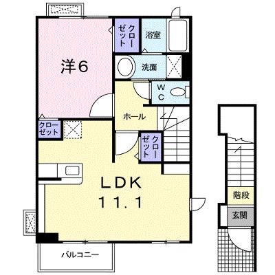 ヴィラ　パーク　小八幡 202【管理NO：1-014850501-02020】 ★家具家電は申し込み後に搬入します★ ★2026年09月中旬入居可能★の物件画像