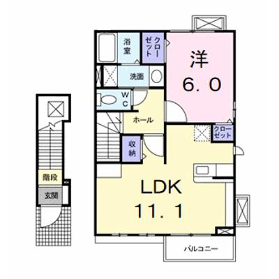アビタシオン・ピュール 203【管理NO：1-016469001-02030】 ★家具家電は申し込み後に搬入します 2026年09月上旬入居可能の物件画像
