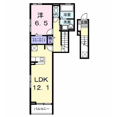 ＰＥＡＮＵＴＳ（ピ－ナッツ） 207【管理NO：1-028375501-02060】 ★家具家電は申し込み後に搬入します★ ★2026年10月上旬入居可能★の物件画像