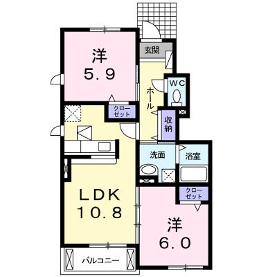 セレーノ百合が丘Ⅰ 103【管理NO：1-018162001-01030】 ★家具家電は申し込み後に搬入します★ ★2026年09月上旬入居可能★の物件画像
