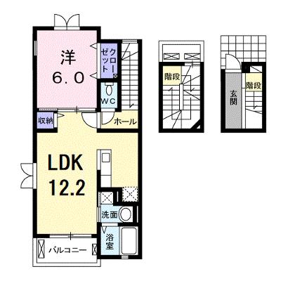 ベル・セゾン 302【管理NO：1-016858801-03020】 ★家具家電は申し込み後に搬入します 2026年10月上旬入居可能の物件画像