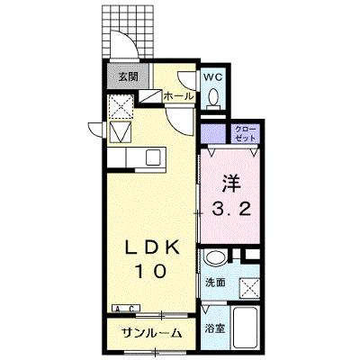 グラシオ 105【管理NO：1-025643601-01040】 ★家具家電は申し込み後に搬入します★ ★2026年09月中旬入居可能★の物件画像
