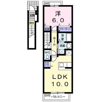 プチ・パステーク　Ⅱ 202【管理NO：1-015941801-02020】 ★家具家電は申し込み後に搬入します★ ★2026年09月上旬入居可能★の物件画像