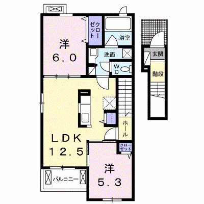 メゾン　グレイス　Ｂ 202【管理NO：1-021658302-02020】 ★家具家電は申し込み後に搬入しますの物件画像