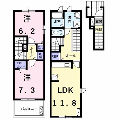アネックス 201【管理NO：1-016489301-02010】 ★家具家電は申し込み後に搬入します★ ★2026年08月下旬入居可能★の物件画像