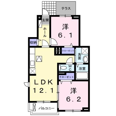 グリシーヌ３番館Ａ 102【管理NO：1-016417801-01020】 ★家具家電は申し込み後に搬入します 2026年09月上旬入居可能の物件画像