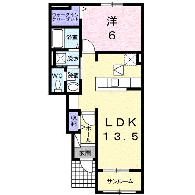 ル　フュテュール　Ａ 103【管理NO：1-024367201-01030】 ★家具家電は申し込み後に搬入します 2026年09月上旬入居可能の物件画像
